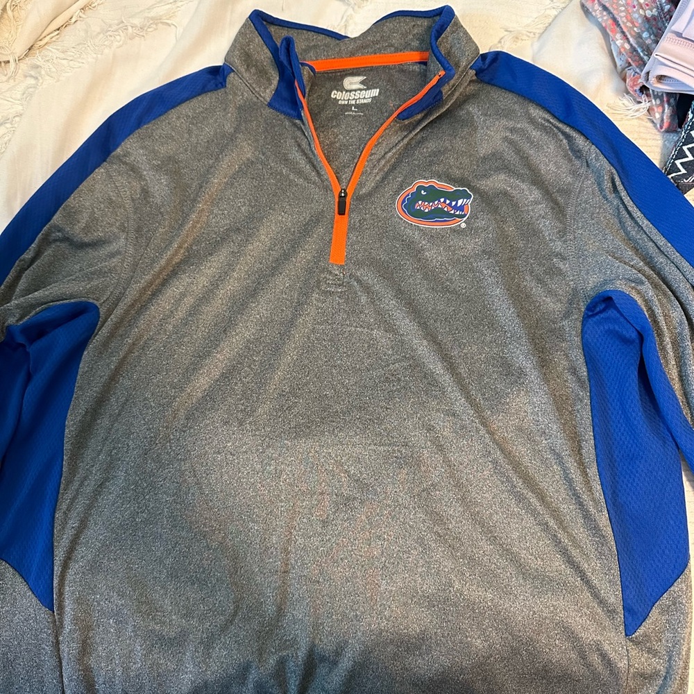 Colosseum brand Florida gators pullover. Quarter zip. Men’s size large.